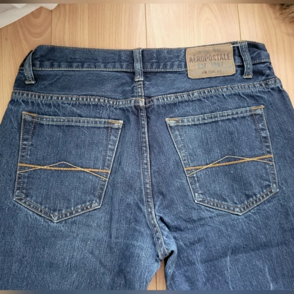 TWO Aeropostale Blue Jeans Sz.31 x 32 Essex STRAIGHT leg